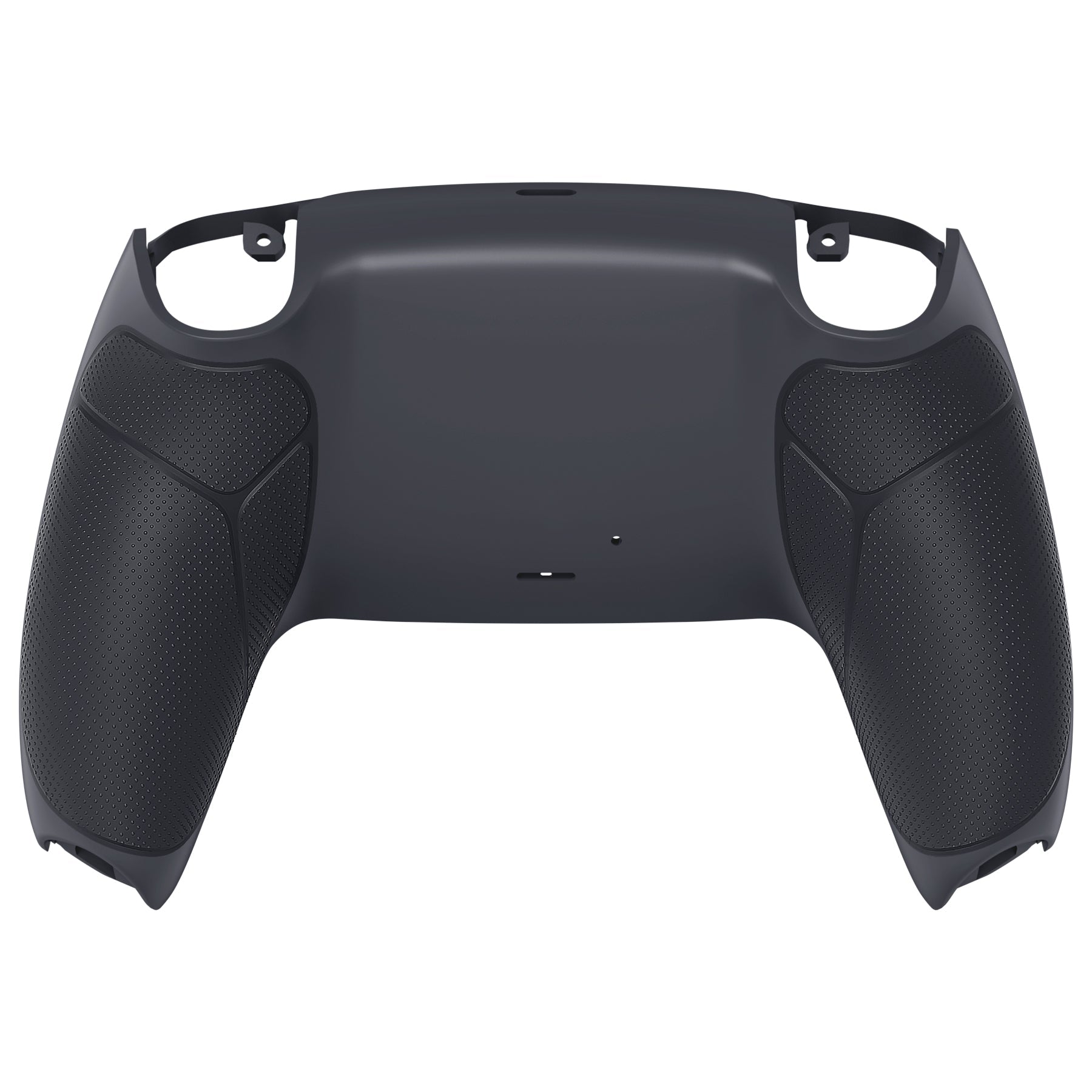 eXtremeRate Performance Grip Replacement Back Housing Bottom Shell for PS5 Controller BDM-010/020/030/040/050/060 - Rubberized Classic Gray & Dark Gray eXtremeRate