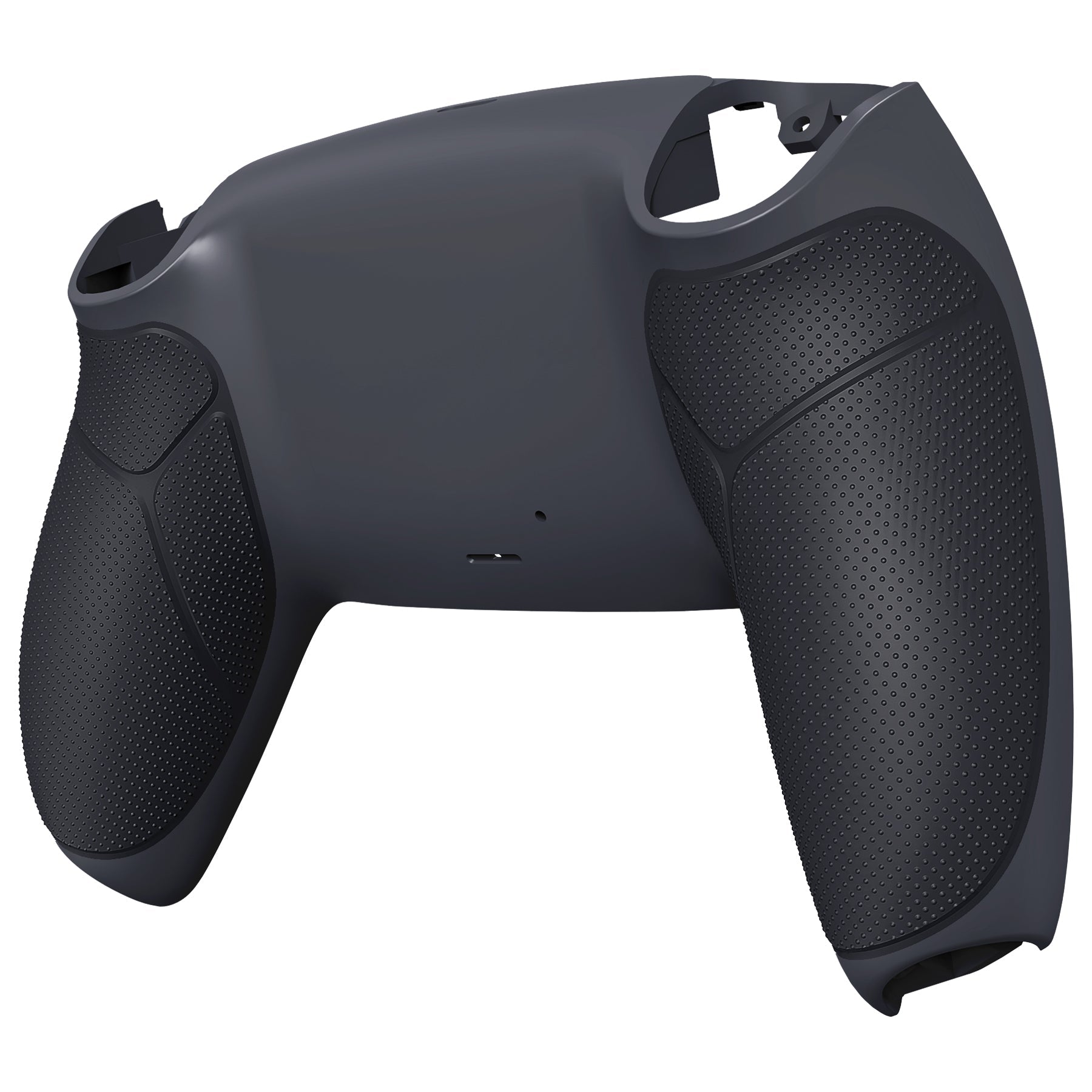 eXtremeRate Performance Grip Replacement Back Housing Bottom Shell for PS5 Controller BDM-010/020/030/040/050/060 - Rubberized Classic Gray & Dark Gray eXtremeRate
