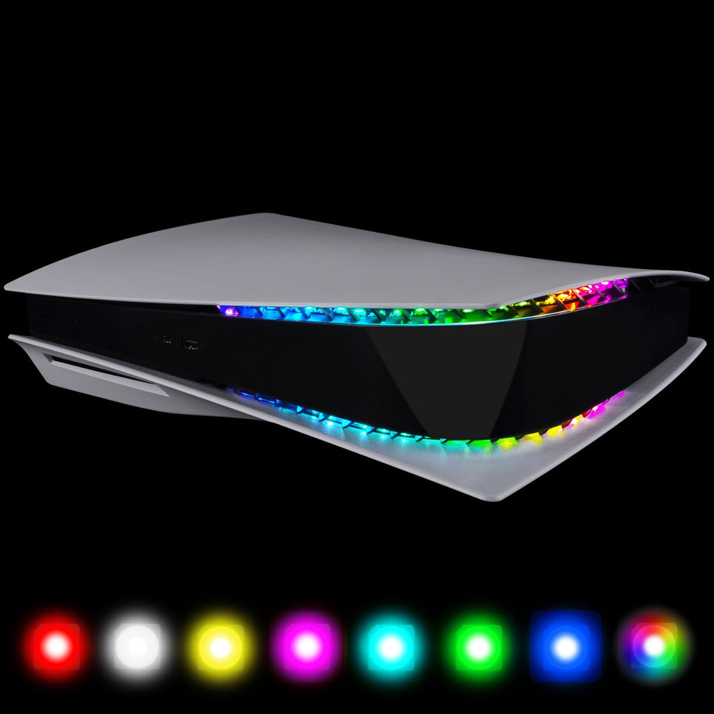 eXtremeRate RGB LED Light Strip Kit with IR Remote for PS5 Console - 7 Colors 29 Effects eXtremeRate