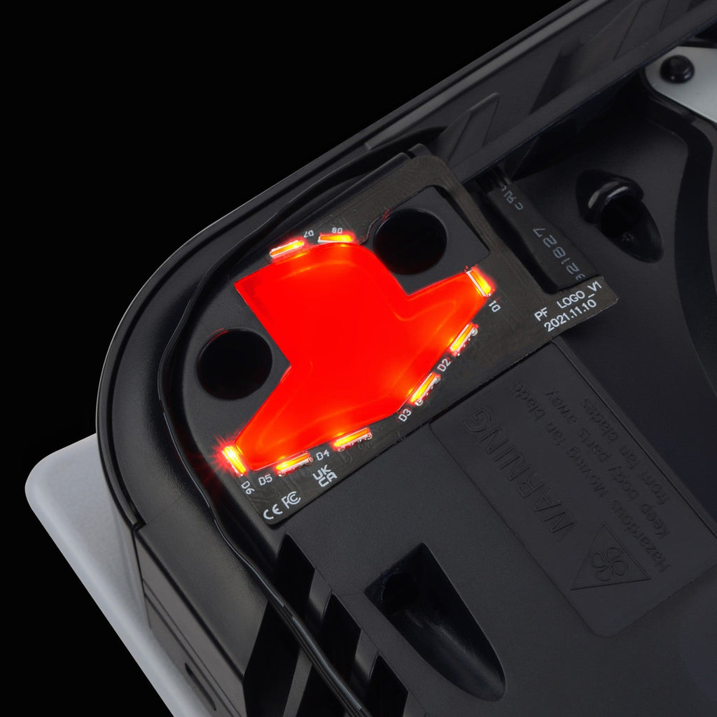 eXtremeRate RGB Logo LED Kit for PS5 Disc & Digital Console - 7 Colors 24 Effects eXtremeRate