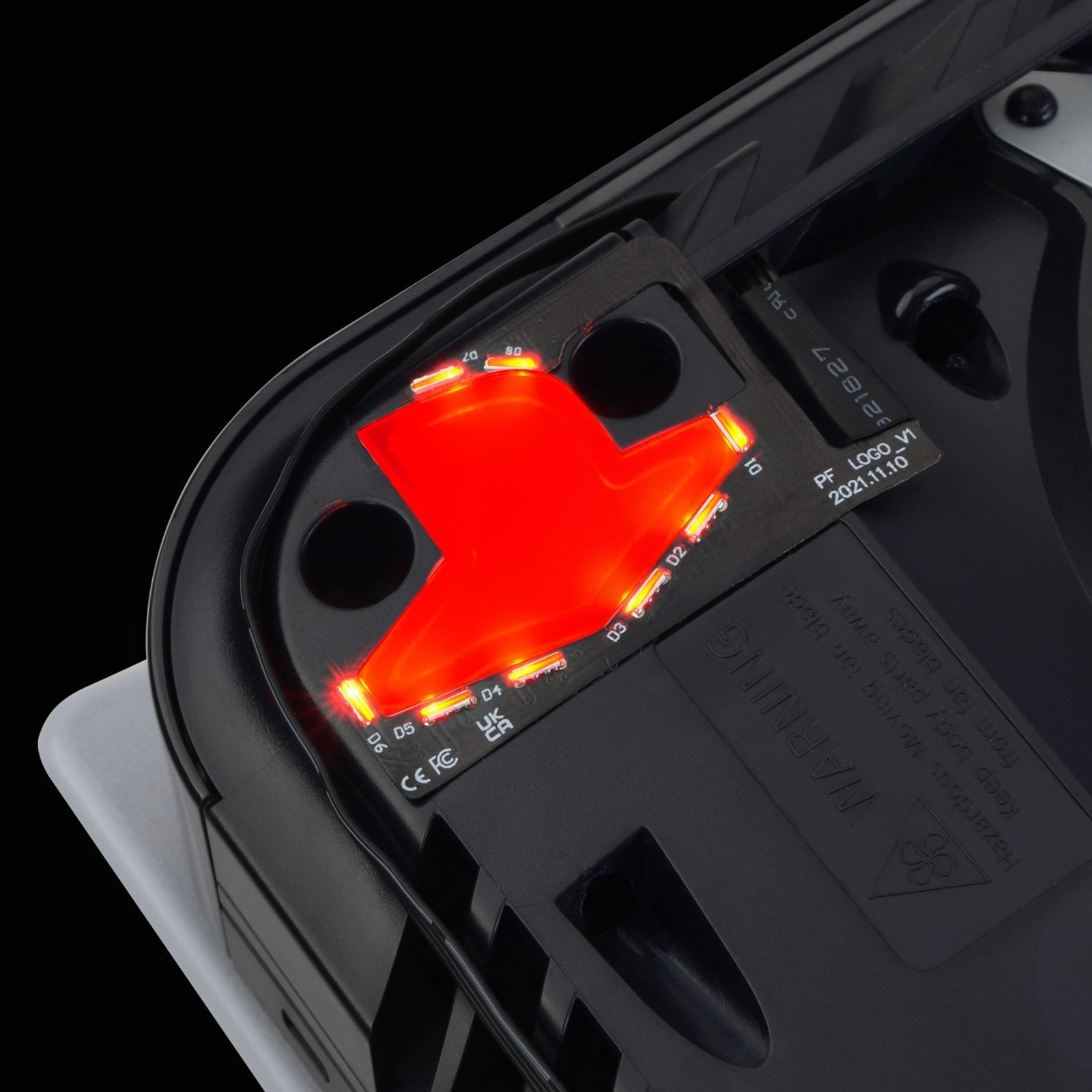 eXtremeRate RGB Logo LED Kit for PS5 Disc & Digital Console - 7 Colors 24 Effects eXtremeRate