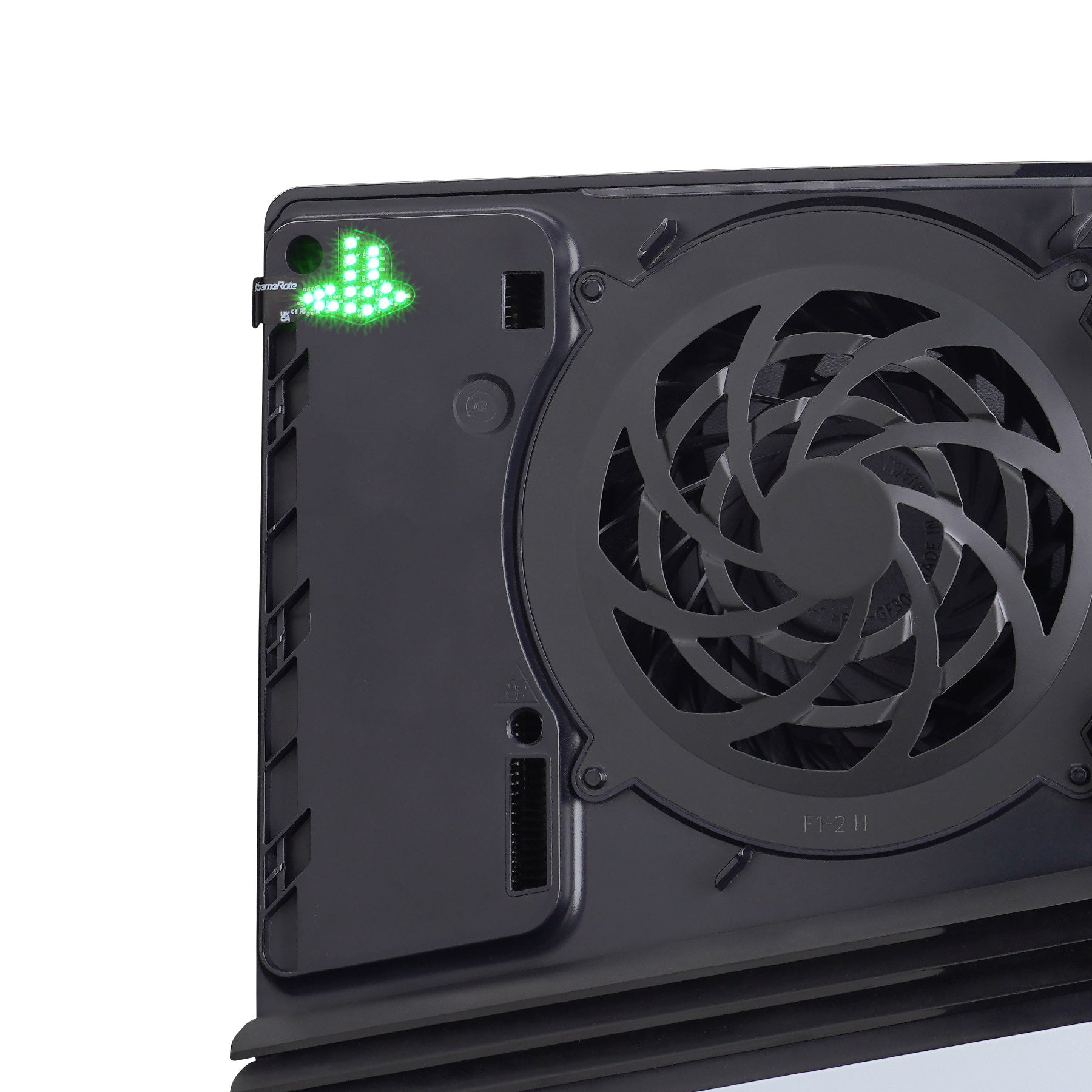eXtremeRate RGB RAINBOW Logo LED Kit for PS5 Slim/Pro Disc & Digital Console - 7 Colors 40 Effects eXtremeRate