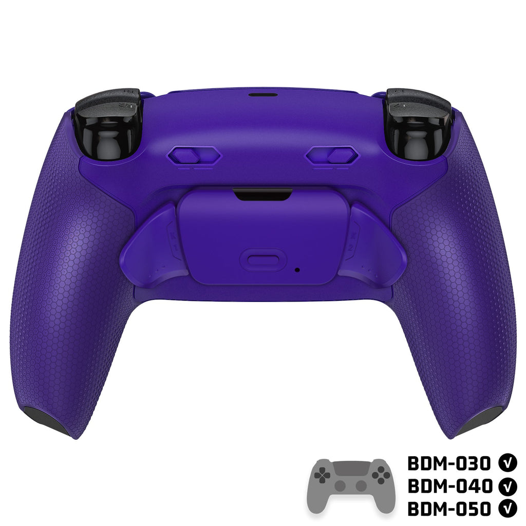 eXtremeRate RISE Plus MAX Back Paddles Kit with Clicky Trigger Stops & Rubberized Grip for PS5 Controller BDM-030/040/050 - Galactic Purple eXtremeRate