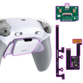 eXtremeRate RISE Plus MAX Back Paddles Kit with Clicky Trigger Stops & Rubberized Grip for PS5 Controller BDM-030/040/050 - White Gray eXtremeRate