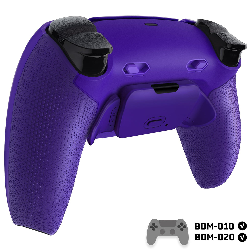 eXtremeRate RISE Plus MAX Back Paddles Kit with Clicky Trigger Stops & Rubberized Grip for PS5 Controller BDM-010/020 - Galactic Purple eXtremeRate