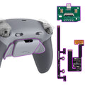 eXtremeRate RISE Plus MAX Back Paddles Kit with Clicky Trigger Stops & Rubberized Grip for PS5 Controller BDM-030/040/050 - New Hope Gray & Classic Gray eXtremeRate