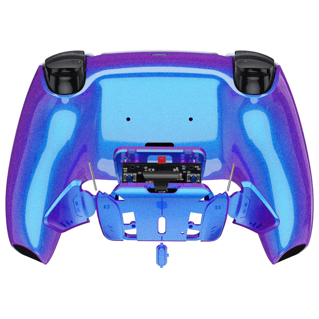 eXtremeRate Remappable RISE4 V3 Remap Kit for PS5 Controller BDM-030/040/050 - Chameleon Purple Blue eXtremeRate