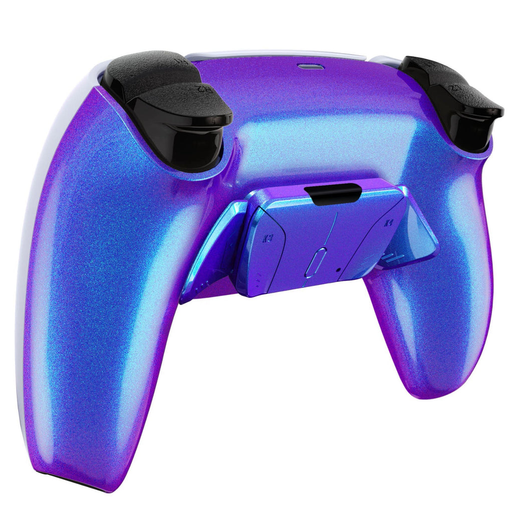 eXtremeRate Remappable RISE4 V3 Remap Kit for PS5 Controller BDM-030/040/050 - Chameleon Purple Blue eXtremeRate