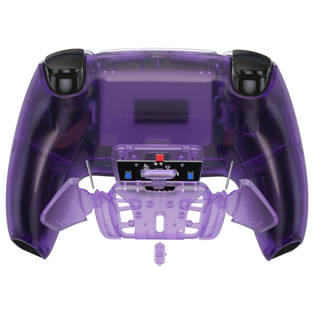 eXtremeRate Remappable RISE4 V3 Remap Kit for PS5 Controller BDM-030/040/050 - Clear Atomic Purple eXtremeRate