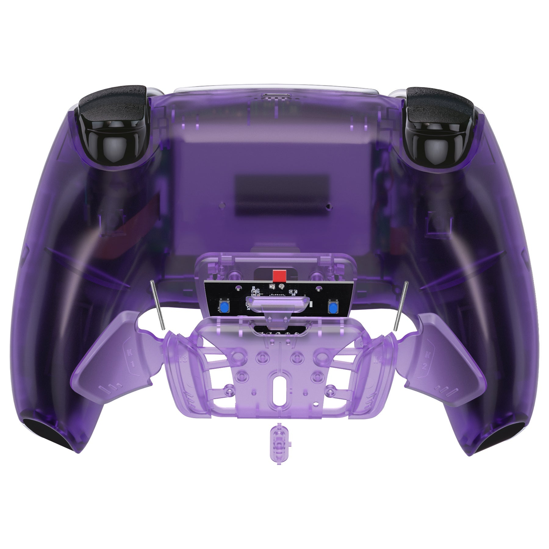 eXtremeRate Remappable RISE4 V3 Remap Kit for PS5 Controller BDM-030/040/050 - Clear Atomic Purple eXtremeRate
