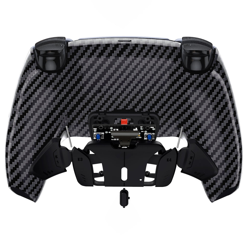 eXtremeRate Remappable RISE4 V3 Remap Kit for PS5 Controller BDM-030/040/050 - Graphite Carbon Fiber eXtremeRate