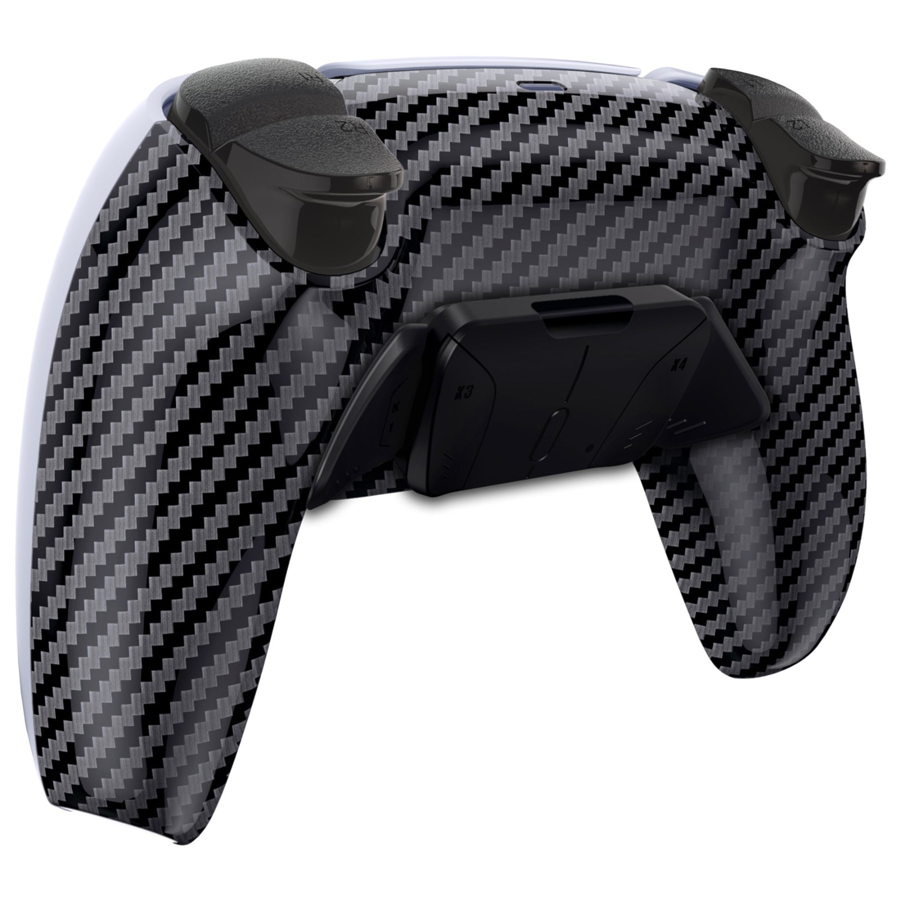 eXtremeRate Remappable RISE4 V3 Remap Kit for PS5 Controller BDM-030/040/050 - Graphite Carbon Fiber eXtremeRate