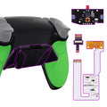 eXtremeRate Remappable RISE4 V3 Remap Kit for PS5 Controller BDM-030/040/050 - Rubberized Green eXtremeRate
