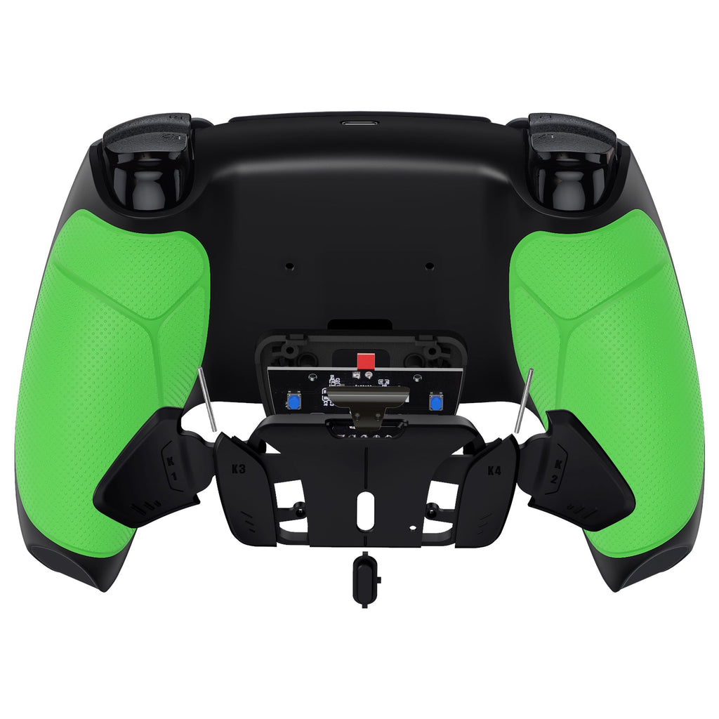 eXtremeRate Remappable RISE4 V3 Remap Kit for PS5 Controller BDM-030/040/050 - Rubberized Green eXtremeRate