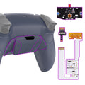 eXtremeRate Remappable RISE4 V3 Remap Kit for PS5 Controller BDM-030/040/050 - Rubberized Sterling Silver eXtremeRate