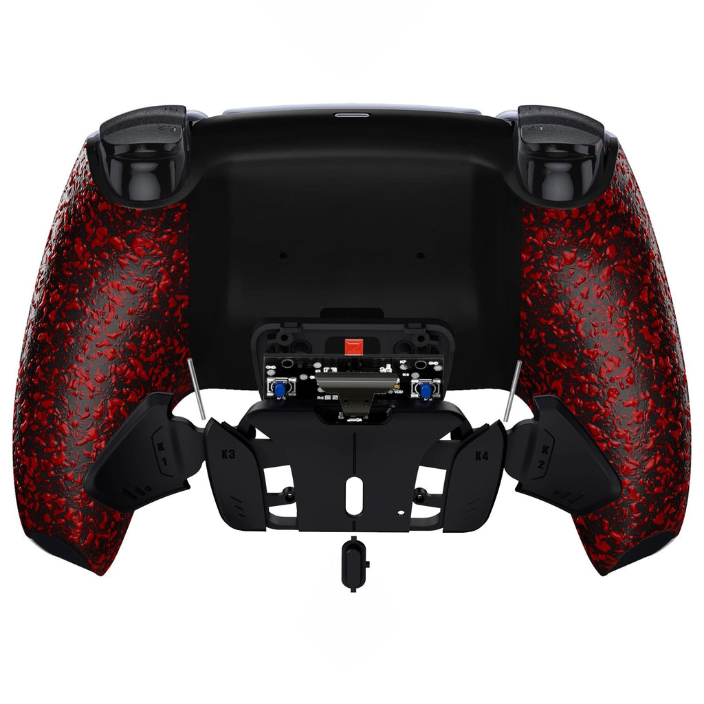 eXtremeRate Remappable RISE4 V3 Remap Kit for PS5 Controller BDM-030/040/050 - Textured Red eXtremeRate