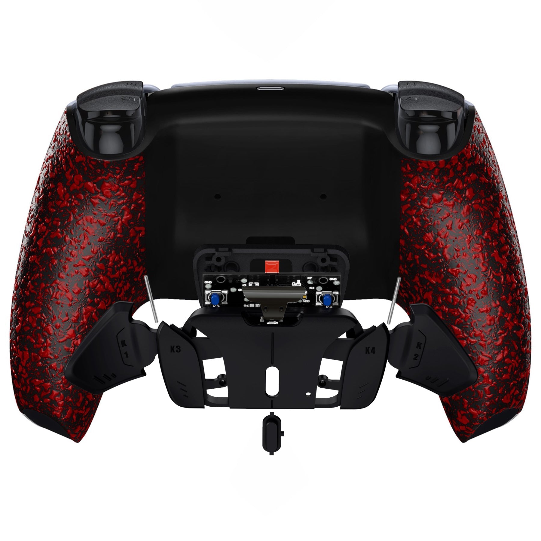 eXtremeRate Remappable RISE4 V3 Remap Kit for PS5 Controller BDM-030/040/050 - Textured Red eXtremeRate