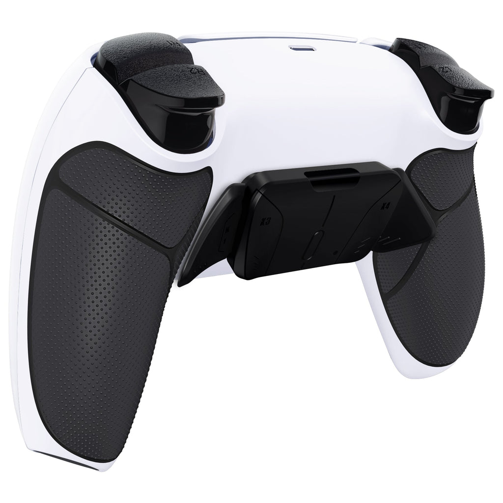 eXtremeRate Remappable RISE4 V4 Remap Kit for PS5 Controller BDM-030/040/050/060 - Rubberized White Black- Black eXtremeRate