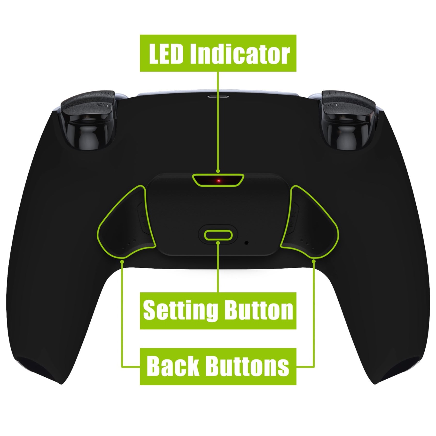 eXtremeRate Remappable RISE V3 Remap Kit for PS5 Controller BDM-030/040/050 - Black eXtremeRate