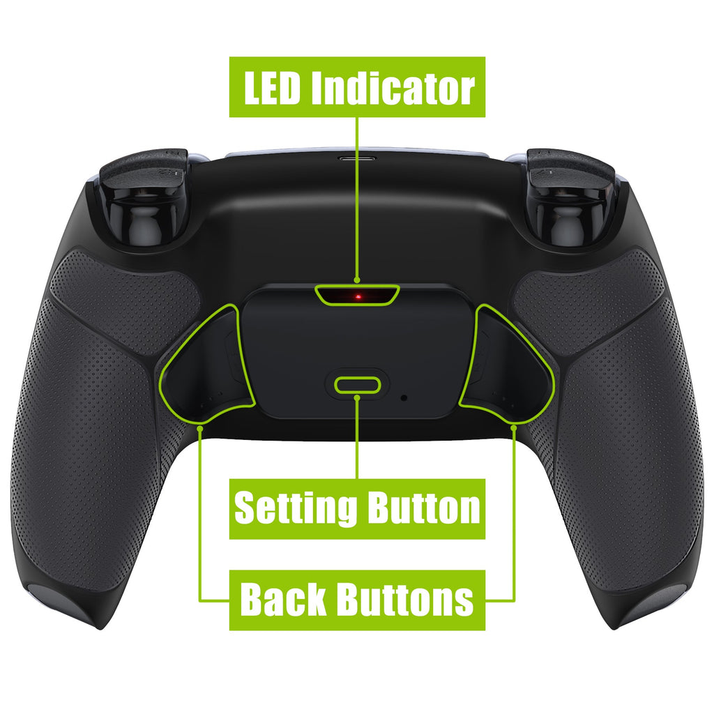 eXtremeRate Remappable RISE V3 Remap Kit for PS5 Controller BDM-030/040/050 - Rubberized Black eXtremeRate