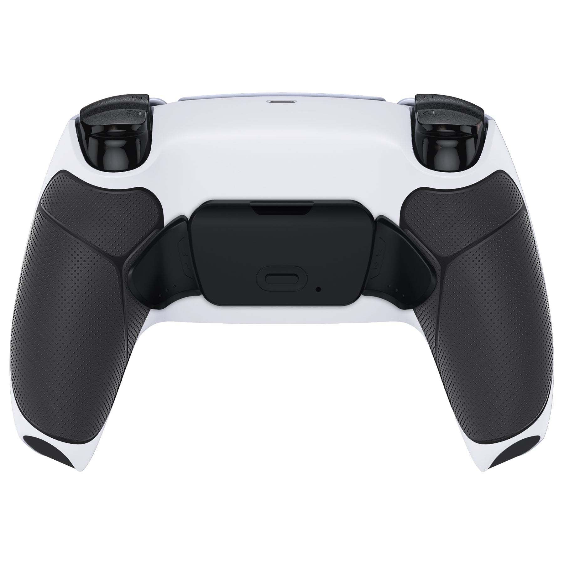 eXtremeRate Remappable RISE V3 Remap Kit for PS5 Controller BDM-030/040/050 - Rubberized Black Grip with Black Back Paddles eXtremeRate