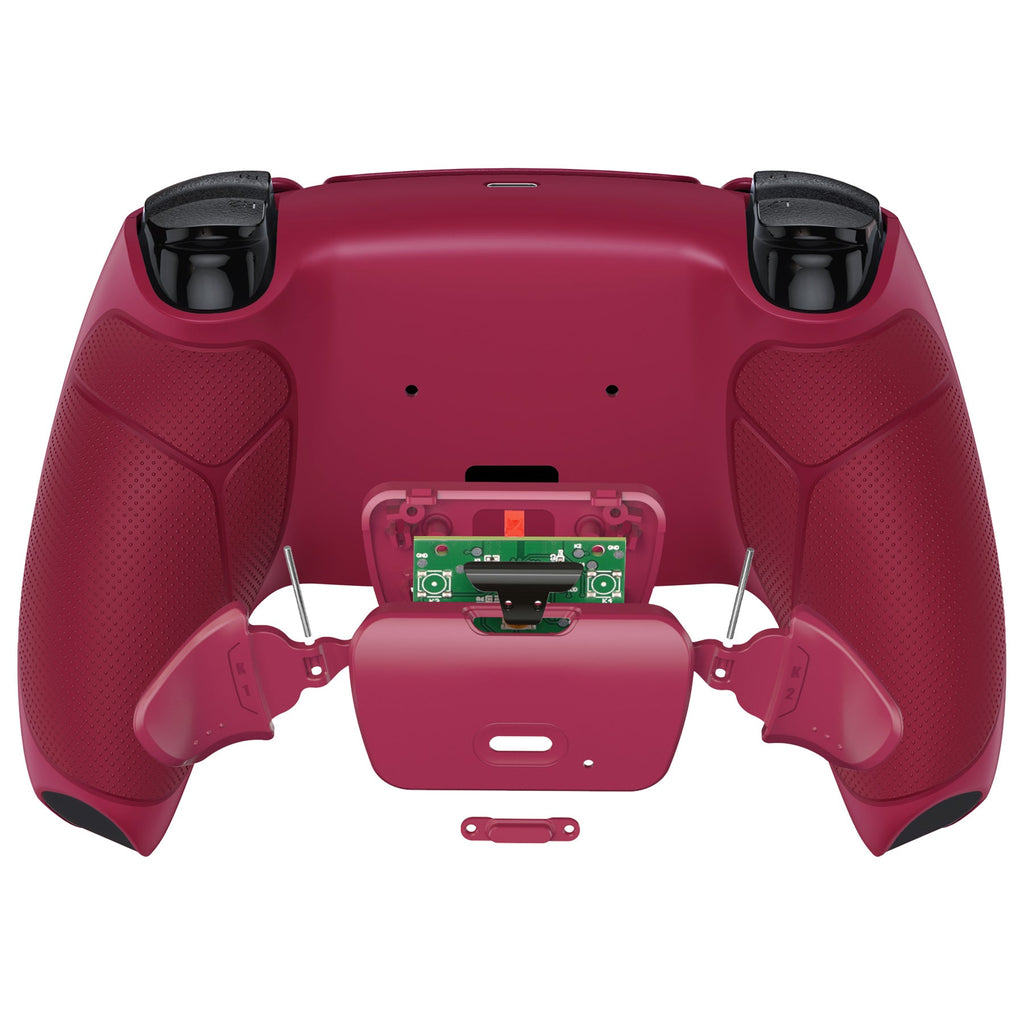eXtremeRate Remappable RISE V3 Remap Kit for PS5 Controller BDM-030/040/050 - Rubberized Cosmic Red eXtremeRate