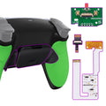 eXtremeRate Remappable RISE V3 Remap Kit for PS5 Controller BDM-030/040/050 - Rubberized Green eXtremeRate