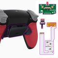 eXtremeRate Remappable RISE V3 Remap Kit for PS5 Controller BDM-030/040/050 - Rubberized Red eXtremeRate
