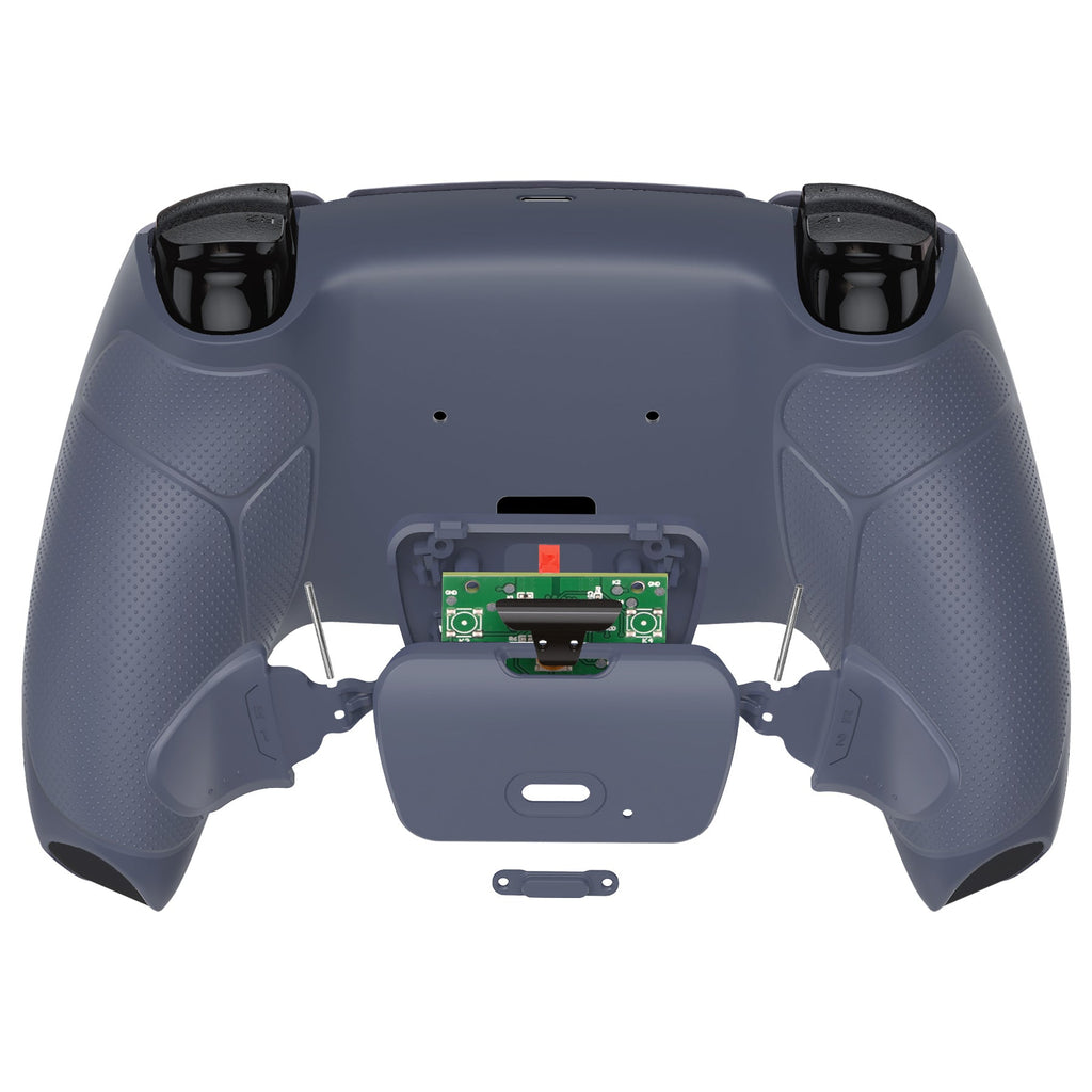 eXtremeRate Remappable RISE V3 Remap Kit for PS5 Controller BDM-030/040/050 - Rubberized Sterling Silver eXtremeRate