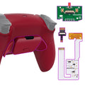 eXtremeRate Remappable RISE V3 Remap Kit for PS5 Controller BDM-030/040/050 - Rubberized Volcanic Red eXtremeRate