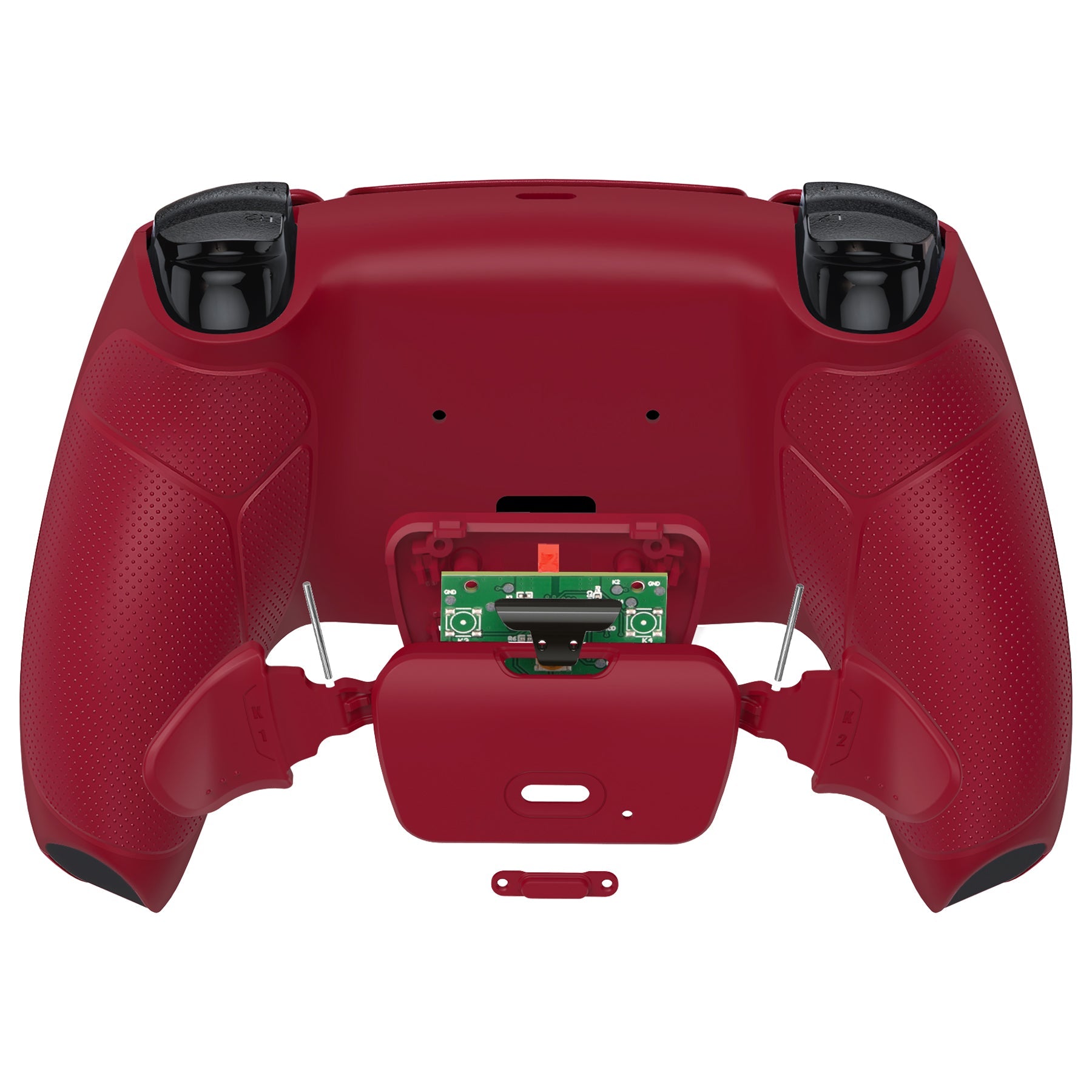 eXtremeRate Remappable RISE V3 Remap Kit for PS5 Controller BDM-030/040/050 - Rubberized Volcanic Red eXtremeRate