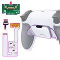 eXtremeRate Remappable RISE V4 Remap Kit for PS5 Controller BDM-030/040/050/060 - Rubberized White eXtremeRate