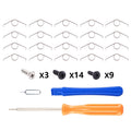 eXtremeRate Repair Tools Set 10 Pairs Replacement L2 R2 Trigger Buttons Springs & Screwdriver & Open Shell Stick & Screws for PS5 Controller BDM-030/040 eXtremeRate