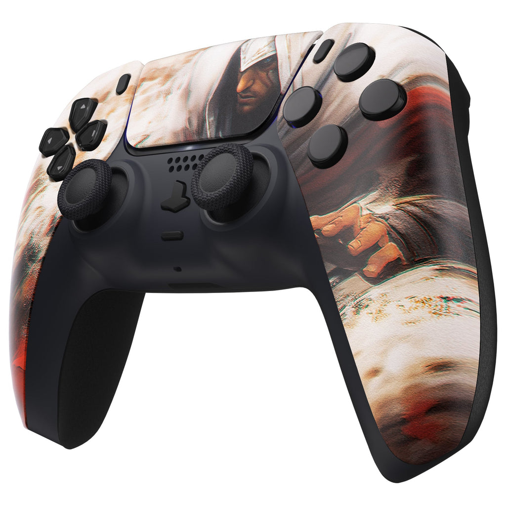 eXtremeRate Replacement Front Housing Shell with Touchpad Compatible with PS5 Controller BDM-010/020/030/040/050 - Assassin eXtremeRate
