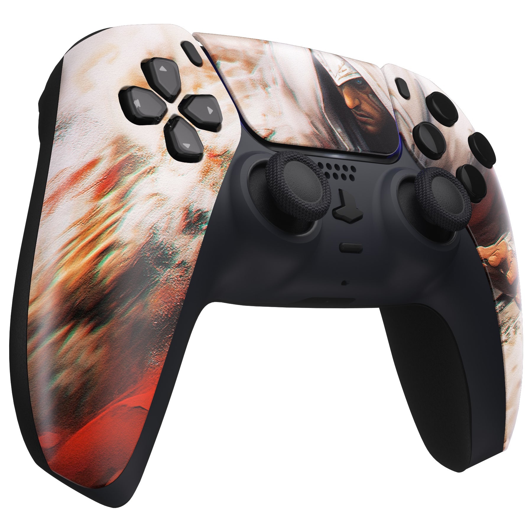 eXtremeRate Replacement Front Housing Shell with Touchpad Compatible with PS5 Controller BDM-010/020/030/040/050 - Assassin eXtremeRate