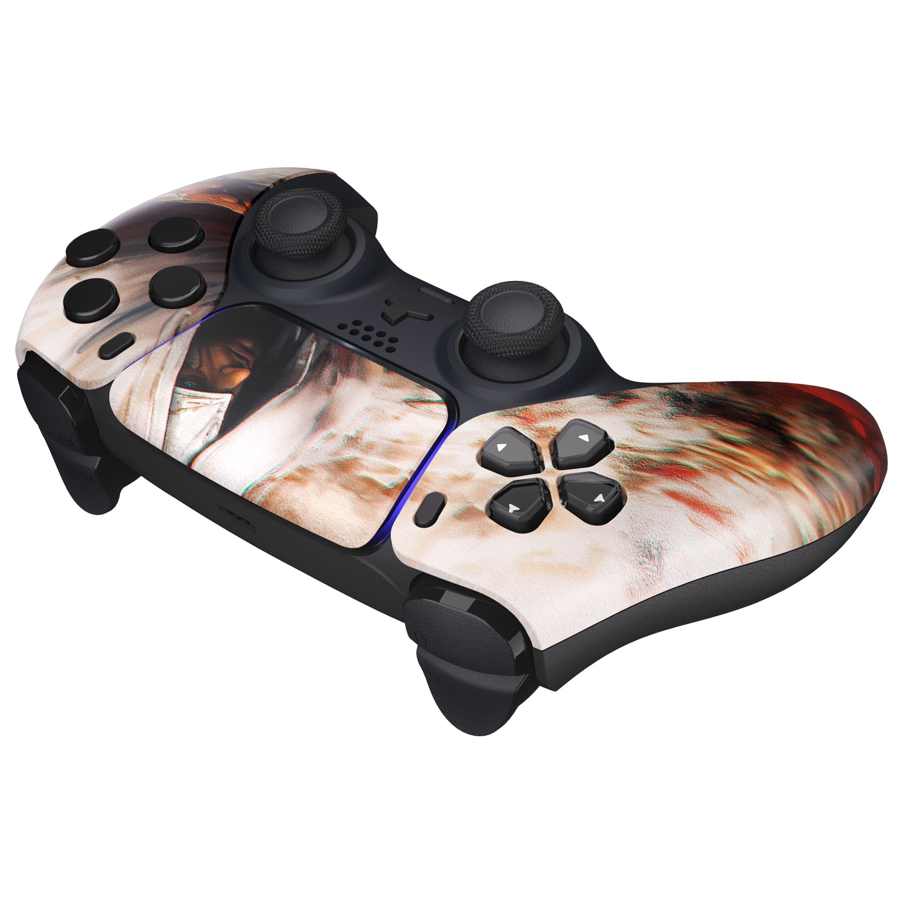 eXtremeRate Replacement Front Housing Shell with Touchpad Compatible with PS5 Controller BDM-010/020/030/040/050 - Assassin eXtremeRate