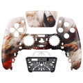 eXtremeRate Replacement Front Housing Shell with Touchpad Compatible with PS5 Controller BDM-010/020/030/040/050 - Assassin eXtremeRate