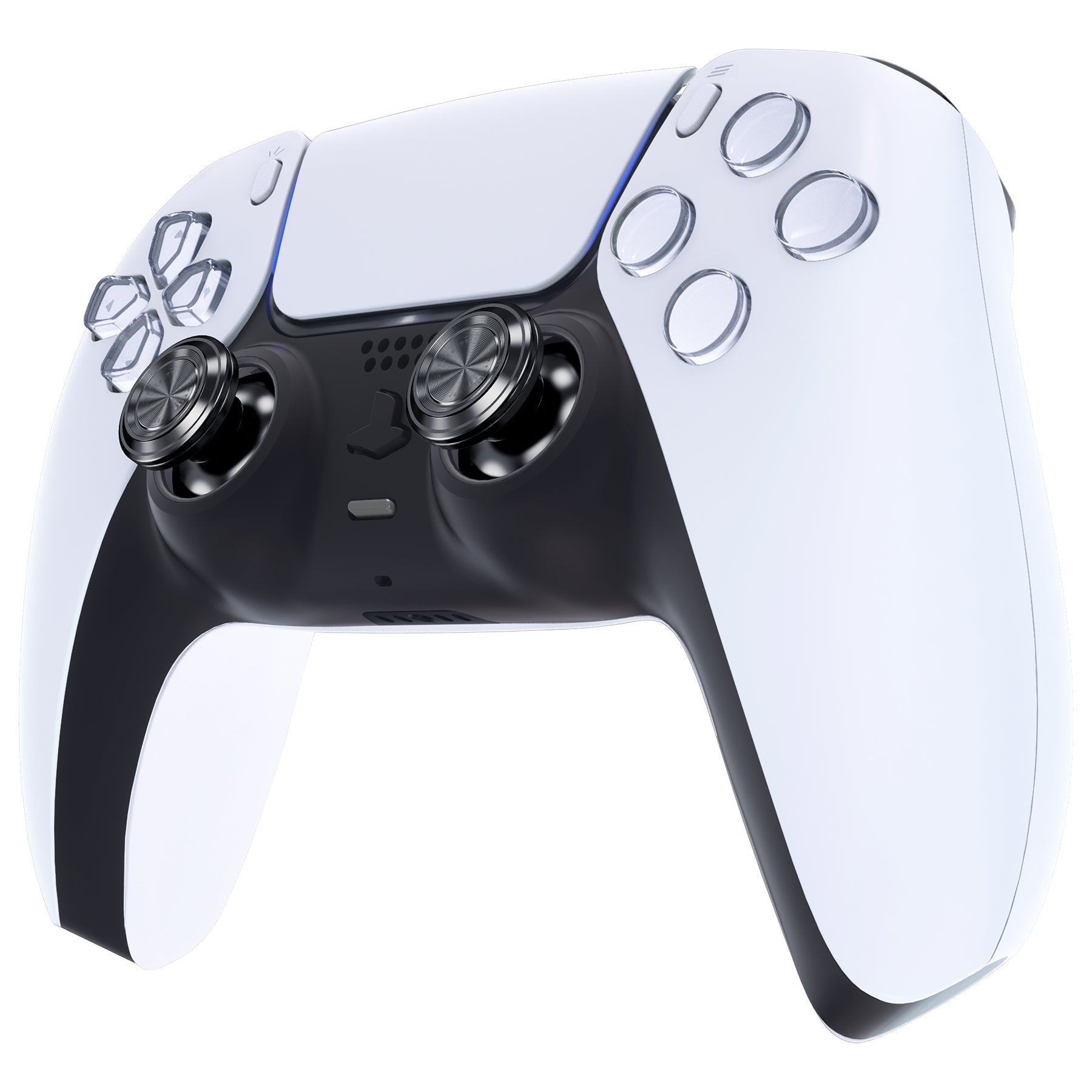 eXtremeRate Replacement Aluminum Metal Thumbsticks Compatible with PS5 & PS4 Controller - Dark Gray eXtremeRate