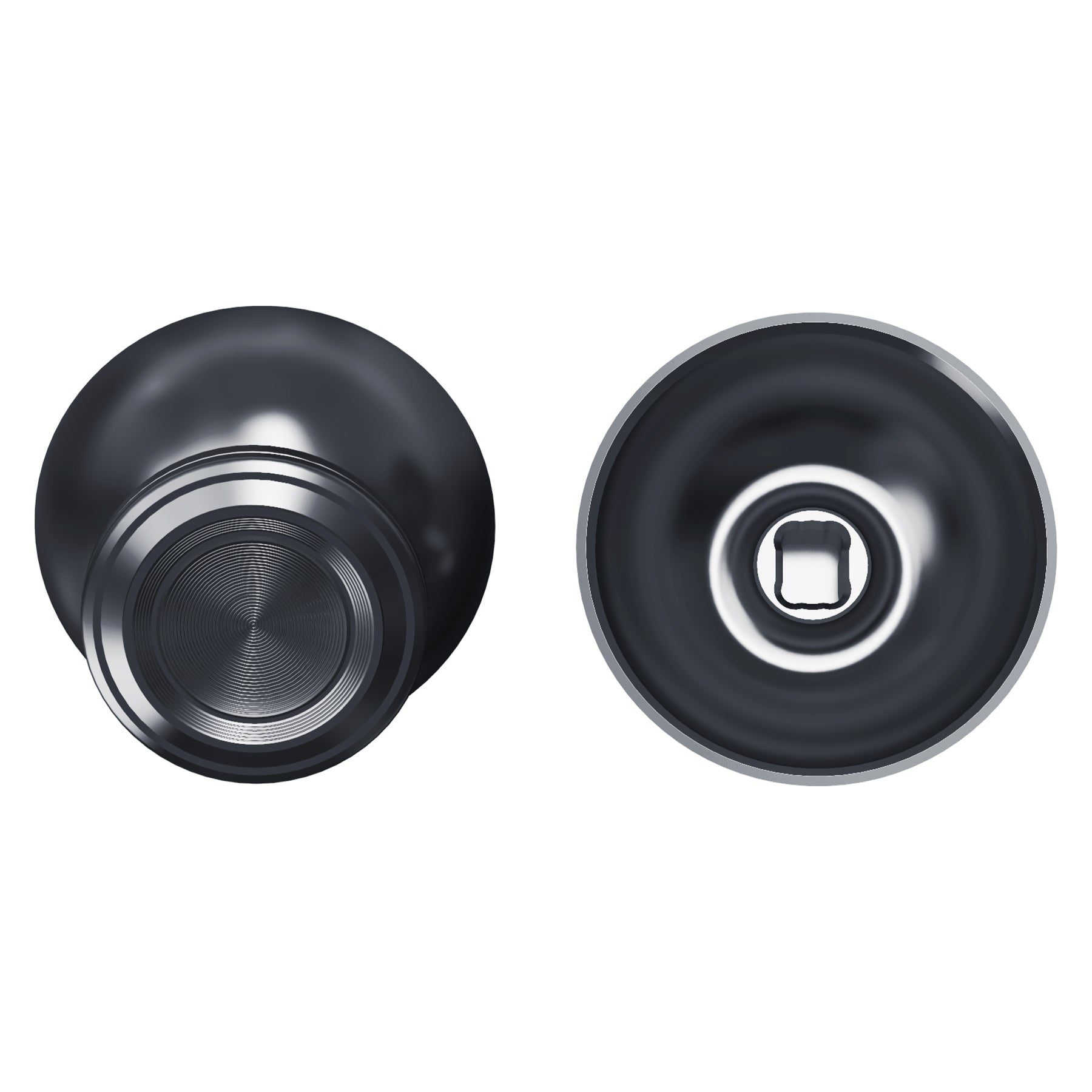 eXtremeRate Replacement Aluminum Metal Thumbsticks Compatible with PS5 & PS4 Controller - Dark Gray eXtremeRate