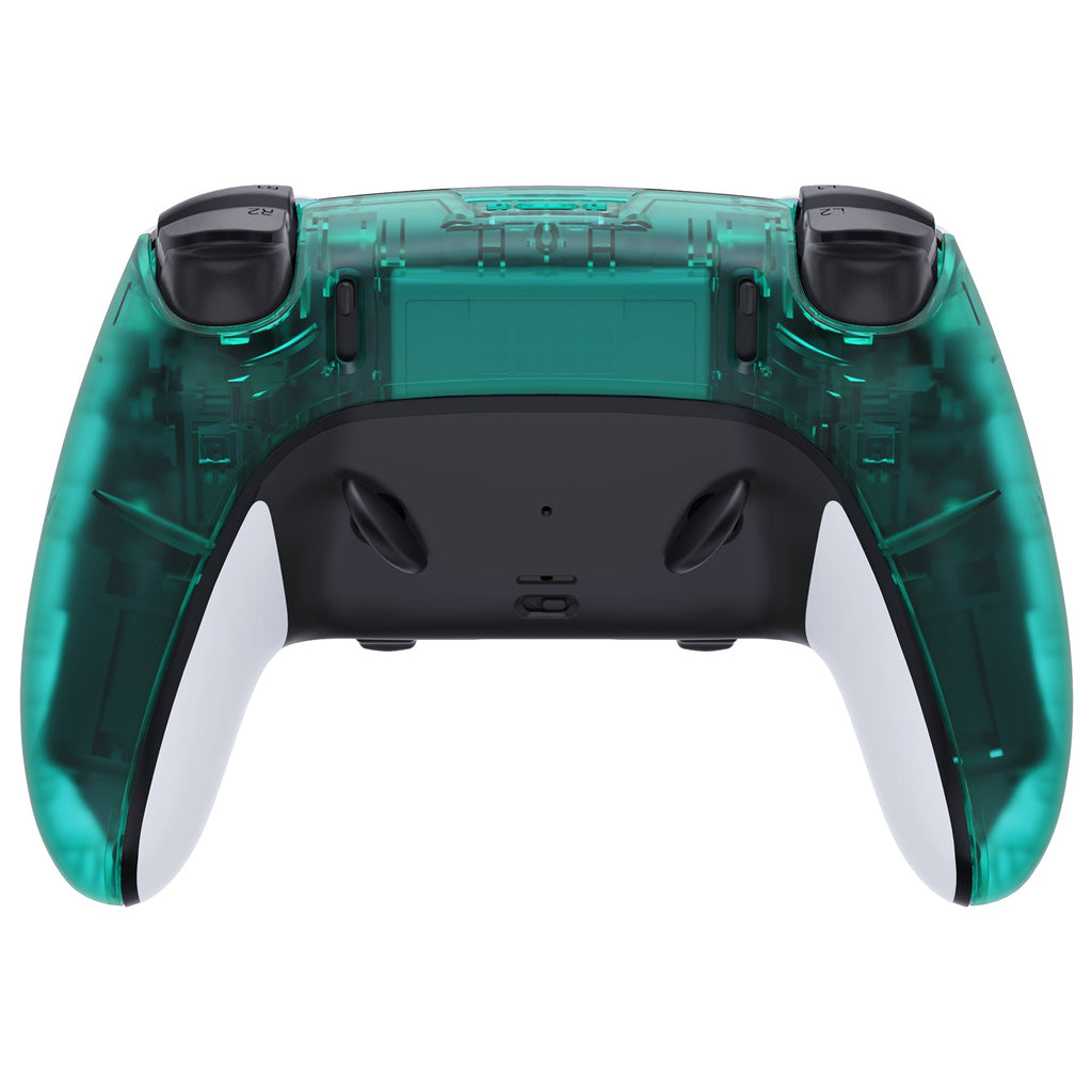 eXtremeRate Replacement Back Housing Bottom Shell Compatible with PS5 Edge Controller - Emerald Green eXtremeRate