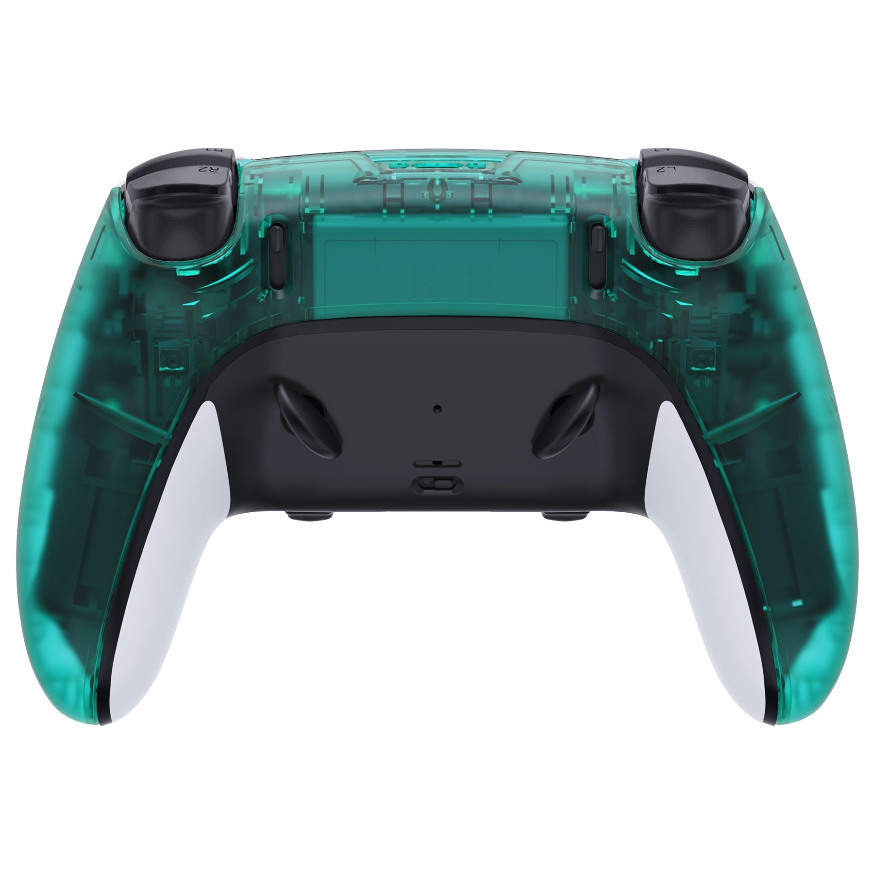 eXtremeRate Replacement Back Housing Bottom Shell Compatible with PS5 Edge Controller - Emerald Green eXtremeRate
