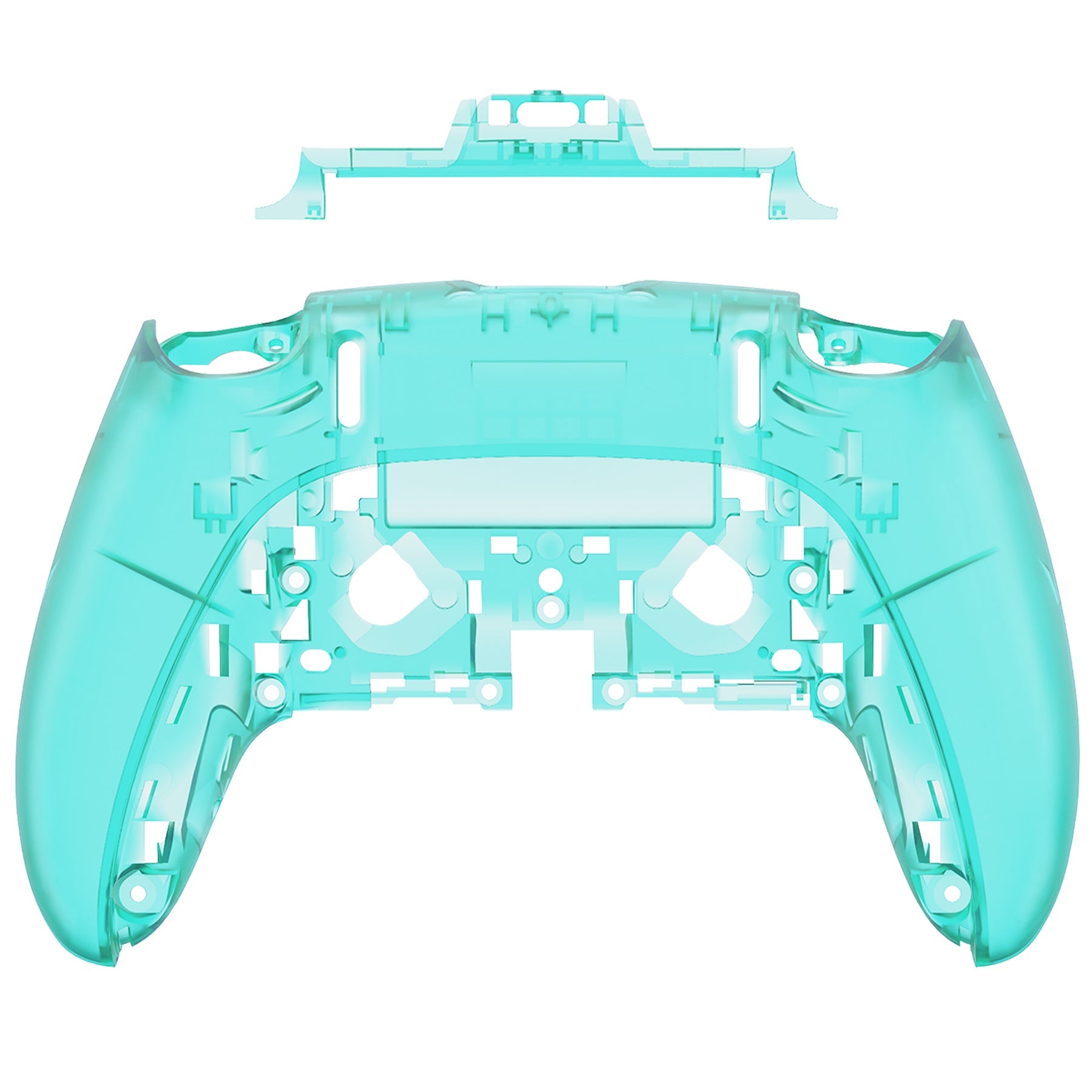 eXtremeRate Replacement Back Housing Bottom Shell Compatible with PS5 Edge Controller - Emerald Green eXtremeRate