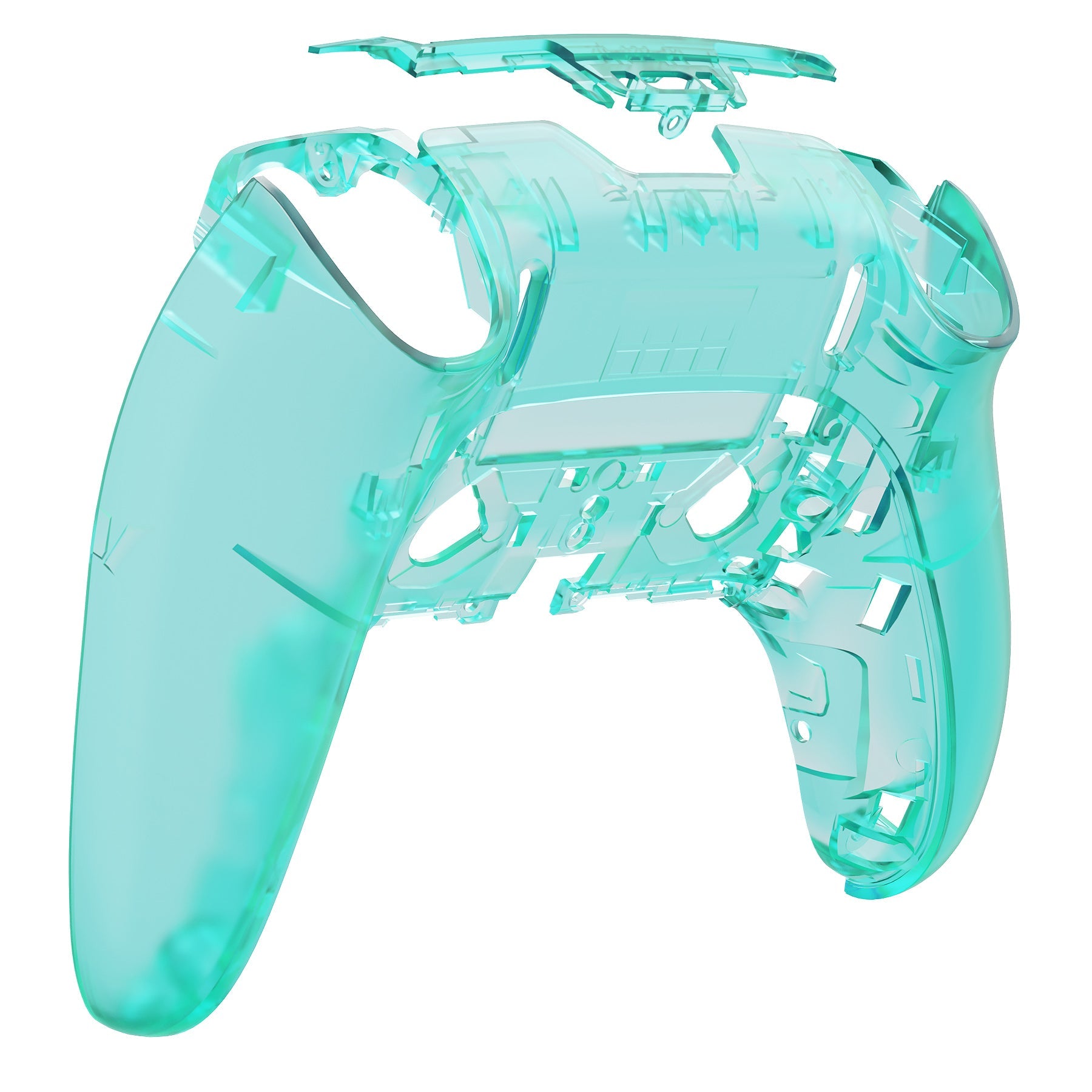 eXtremeRate Replacement Back Housing Bottom Shell Compatible with PS5 Edge Controller - Emerald Green eXtremeRate