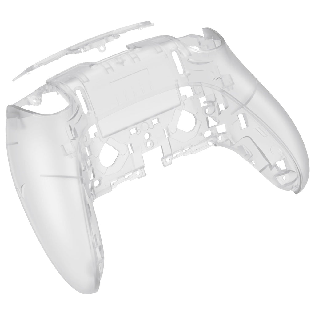 eXtremeRate Replacement Back Housing Bottom Shell Compatible with PS5 Edge Controller - Glow in Dark - Green eXtremeRate