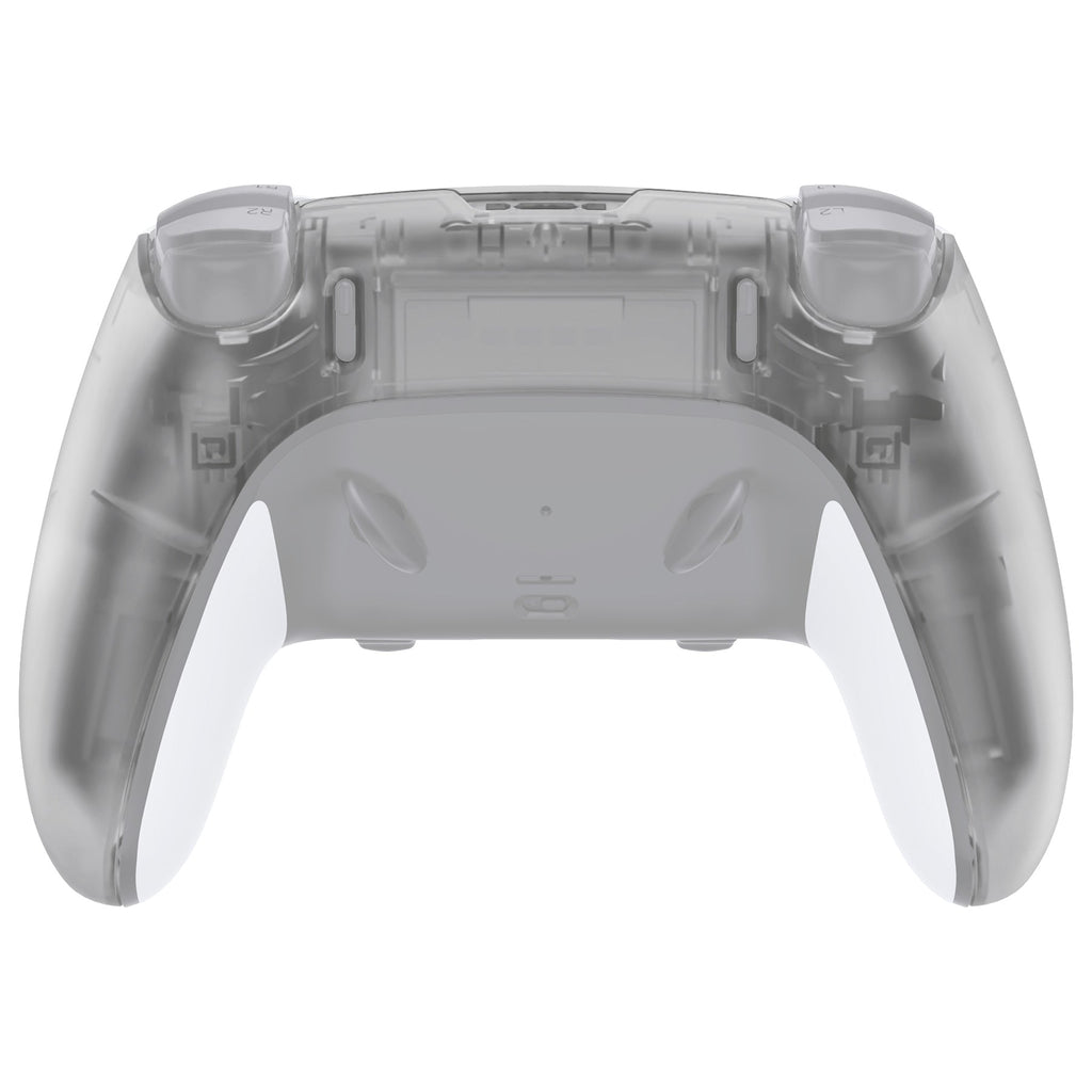 eXtremeRate Replacement Back Housing Bottom Shell Compatible with PS5 Edge Controller - Glow in Dark - Green eXtremeRate