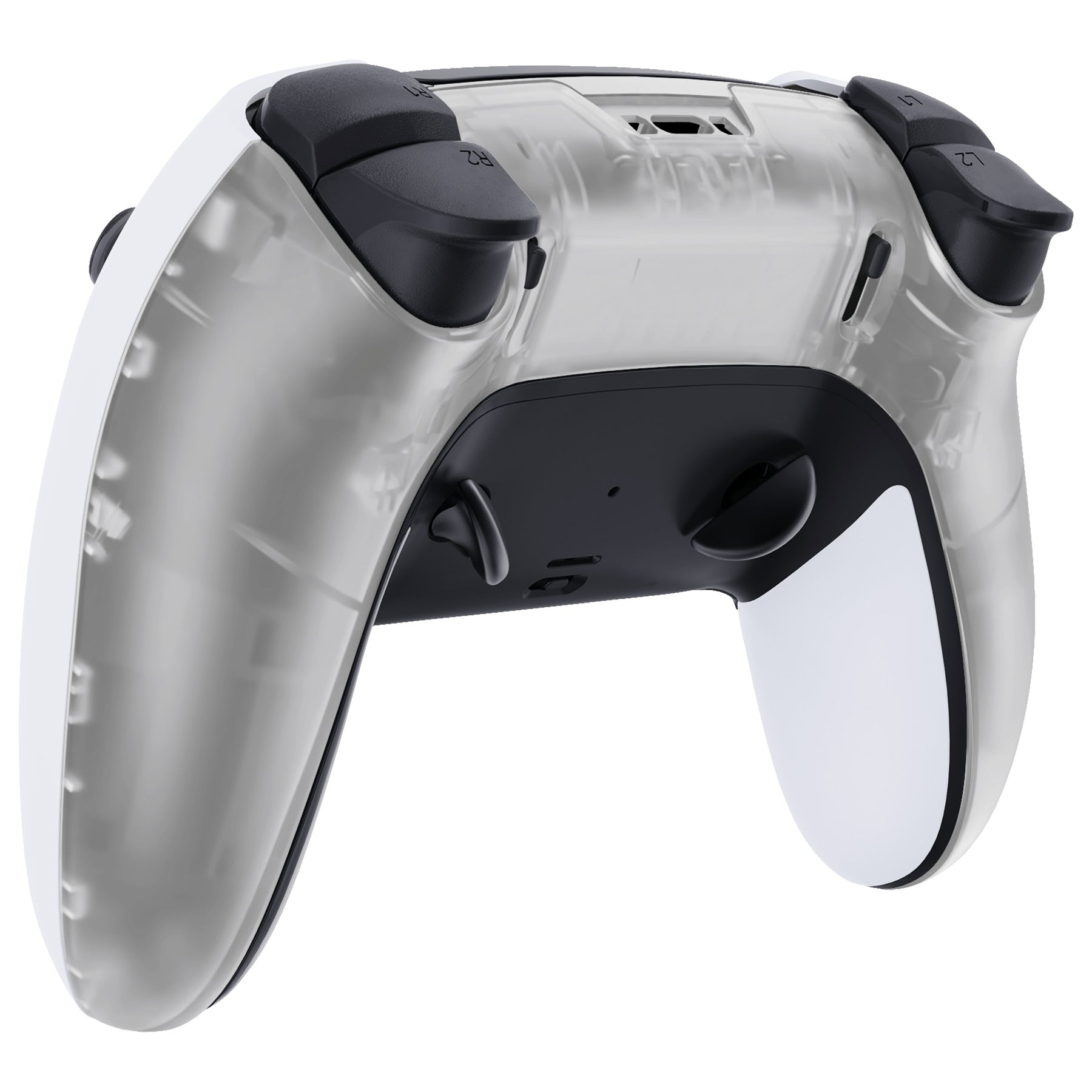 eXtremeRate Replacement Back Housing Bottom Shell Compatible with PS5 Edge Controller - Glow in Dark - Green eXtremeRate