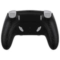 eXtremeRate Replacement Back Housing Bottom Shell & Clip Shell Compatible with PS5 Edge Controller -  Textured Black eXtremeRate
