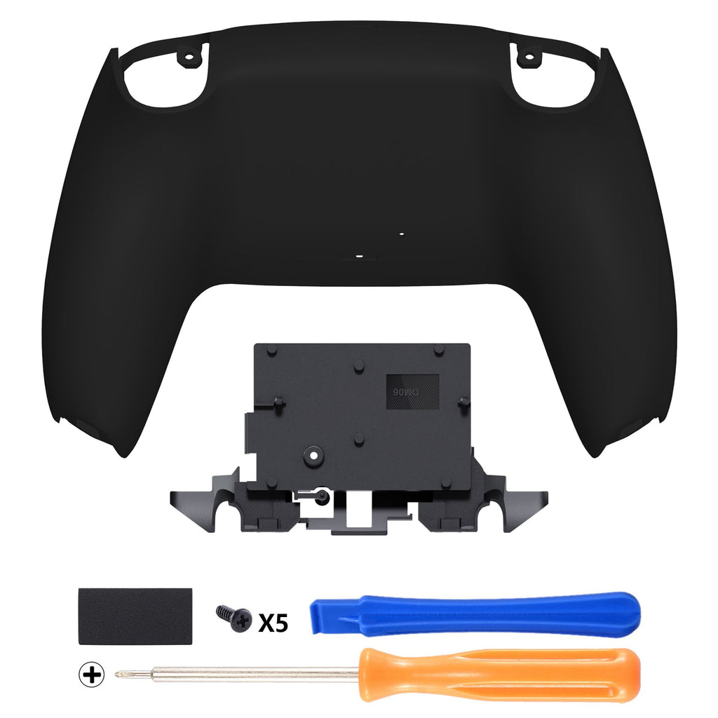 eXtremeRate Replacement Back Housing Bottom Shell for PS5 Controller BDM-010/020/030/040/050/060 - Black eXtremeRate