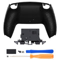 eXtremeRate Replacement Back Housing Bottom Shell for PS5 Controller BDM-010/020/030/040/050/060 - Textured Black eXtremeRate