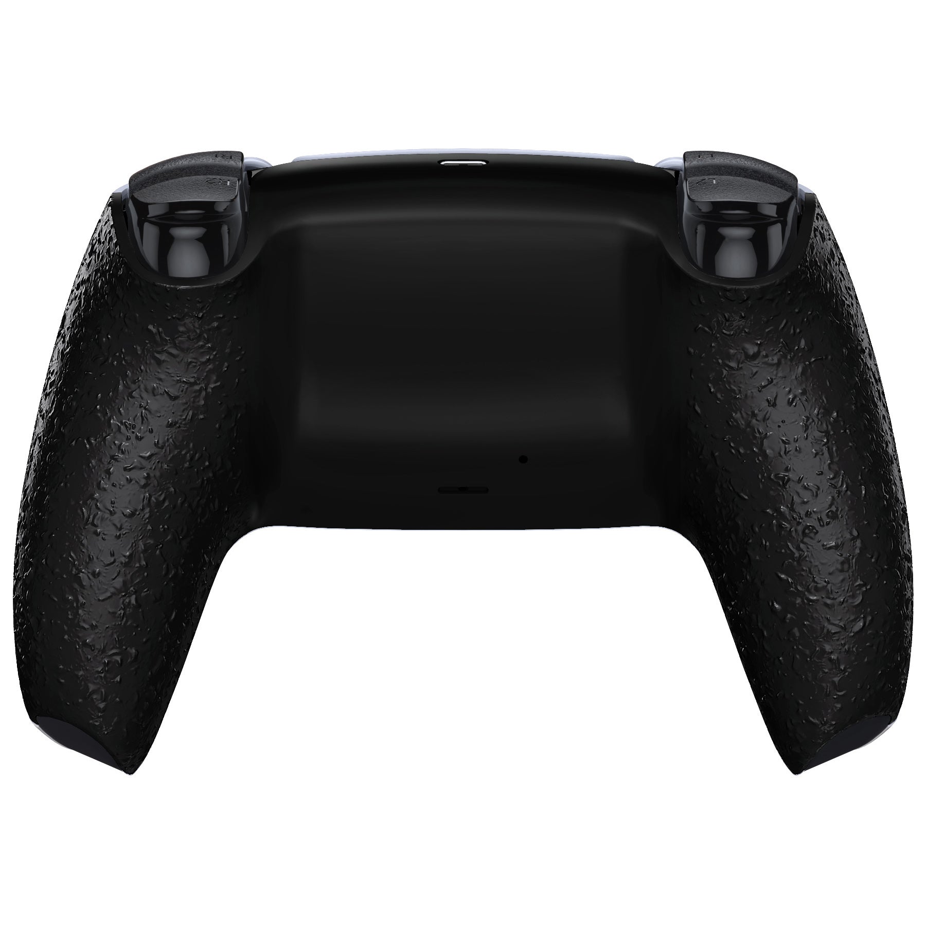 eXtremeRate Replacement Back Housing Bottom Shell for PS5 Controller BDM-010/020/030/040/050/060 - Textured Black eXtremeRate